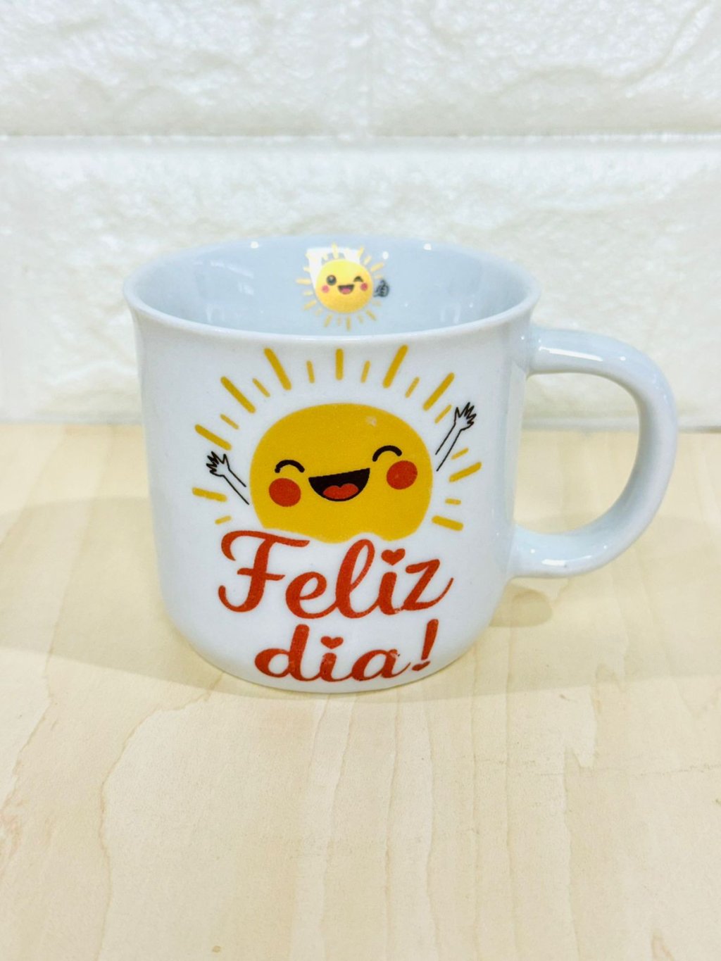 Caneca Ágatha Branca Feliz Dia