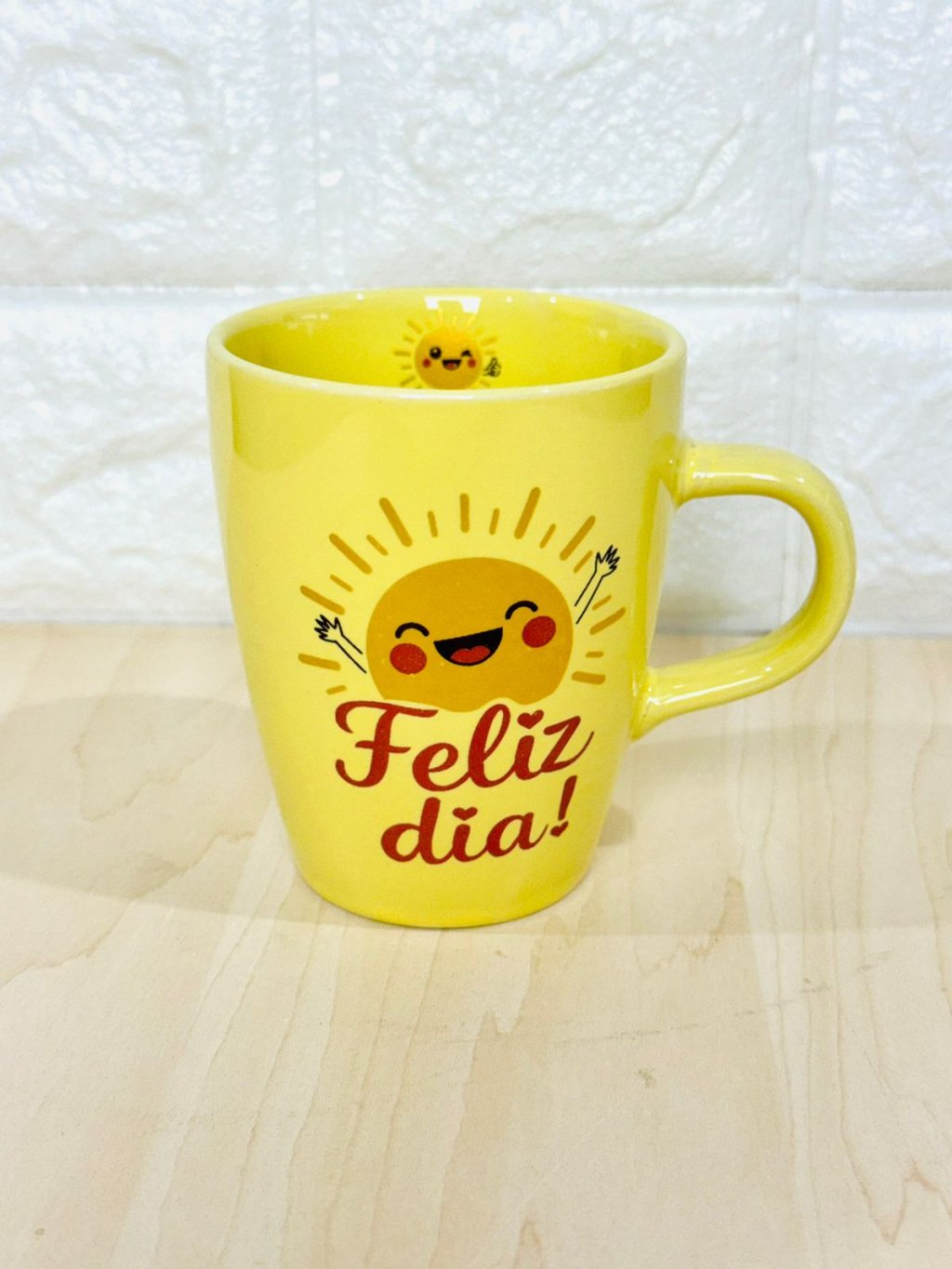Caneca Sublime Amarela Feliz Dia