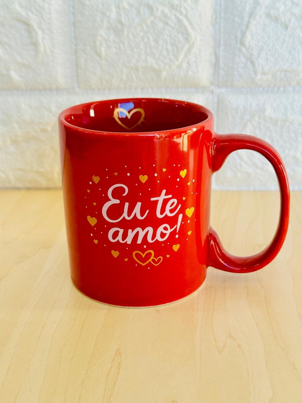 Caneca Aurora Vermelha Eu Te Amo 