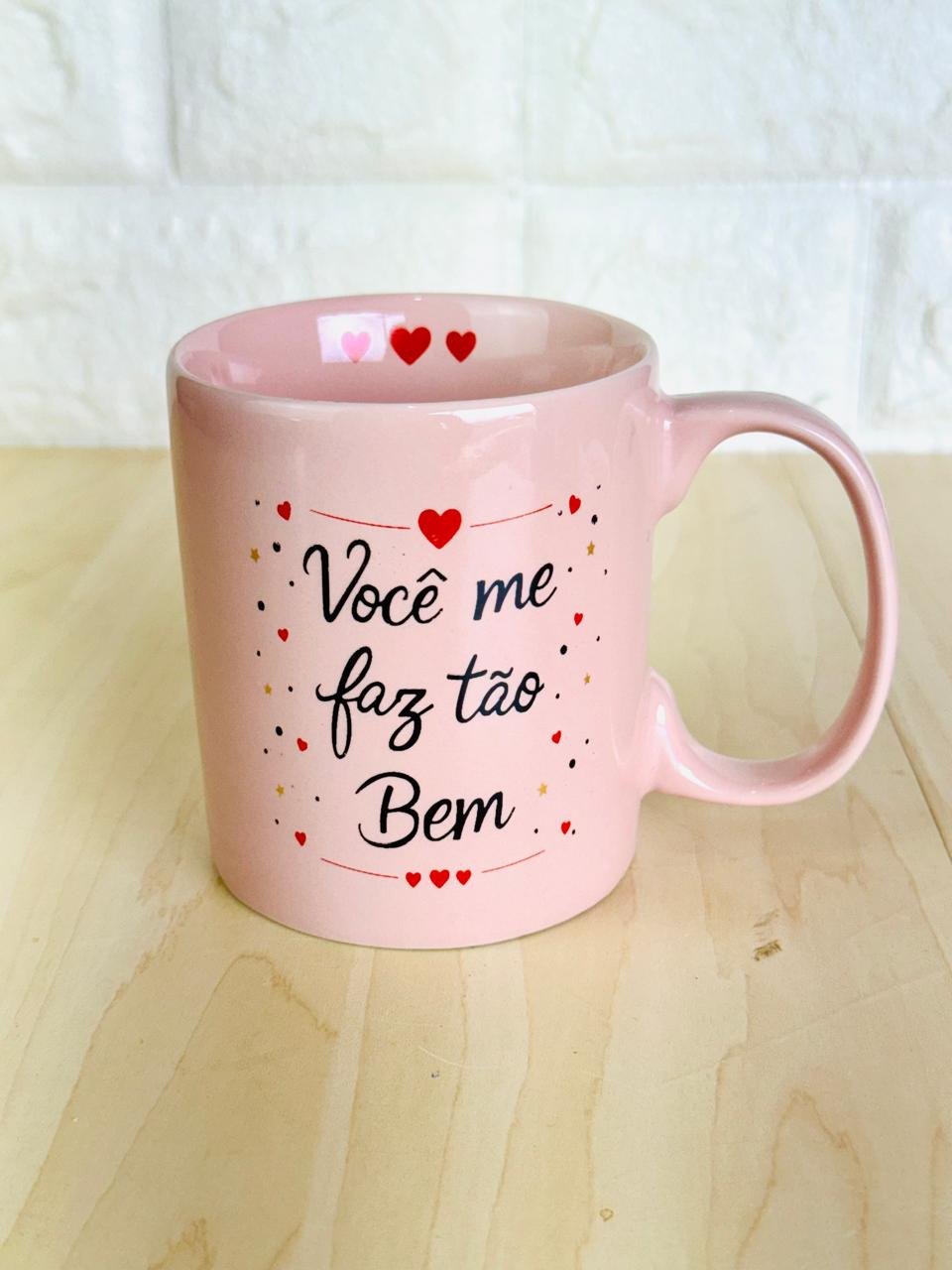 Caneca Aurora Rosa Você Me Faz Tão Bem