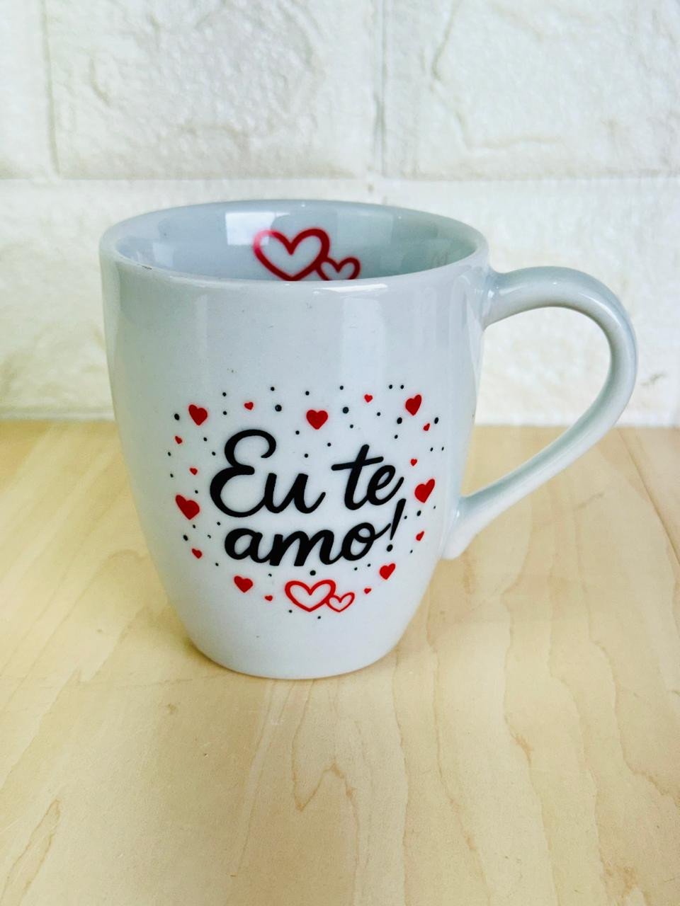Caneca Glamour Branca Eu Te Amo