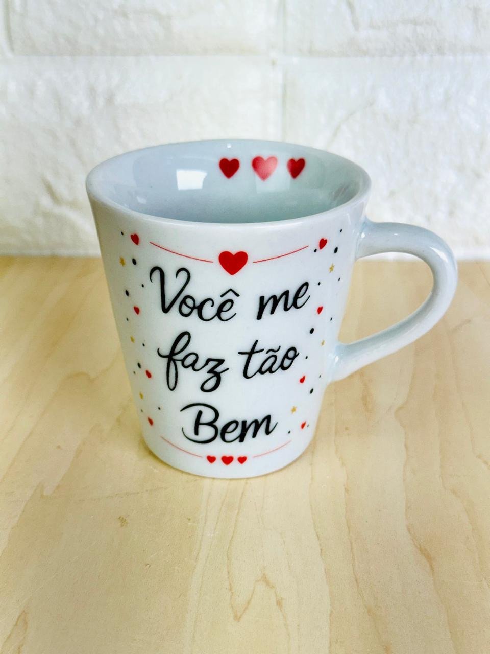 Xícara Branca Você Me Faz Tão Bem