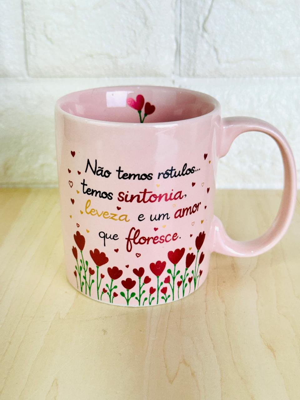Caneca Aurora Rosa Jardim do Amor 