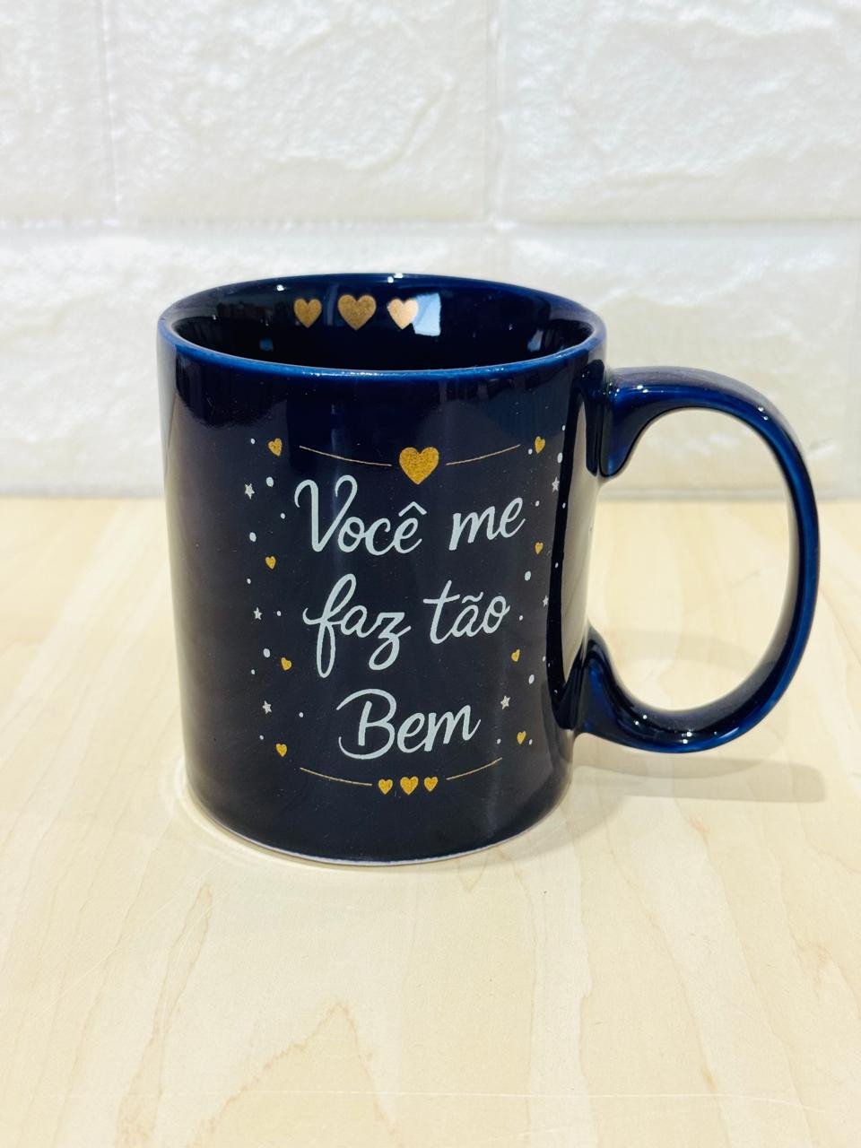 Caneca Aurora Azul Você Me Faz Tão Bem