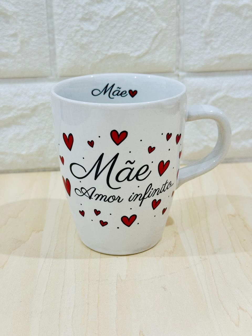 Caneca Sublime Branca Mãe Amor Infinito