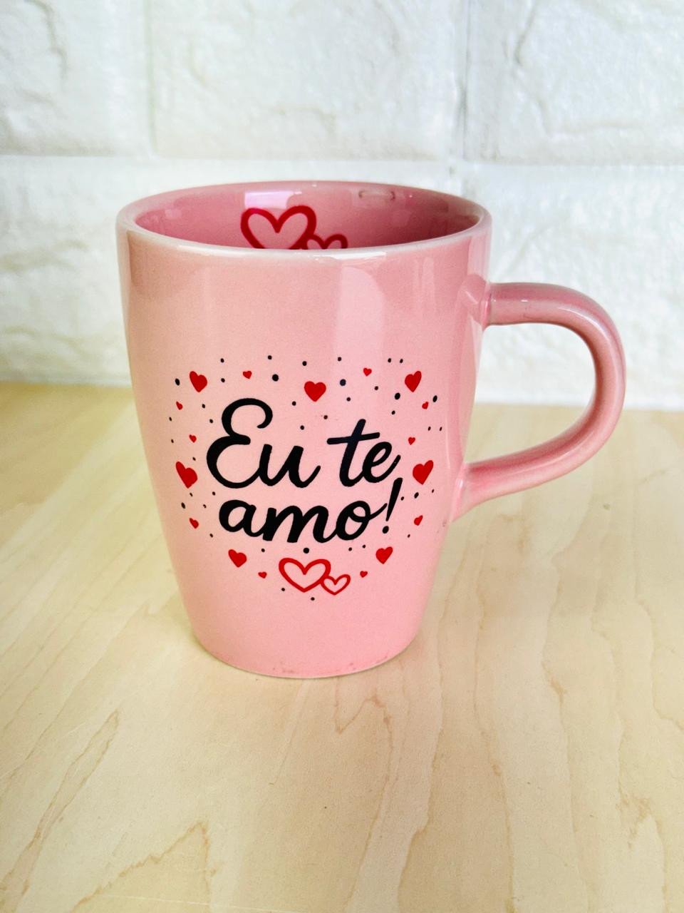 Caneca Sublime Rosa Eu Te Amo