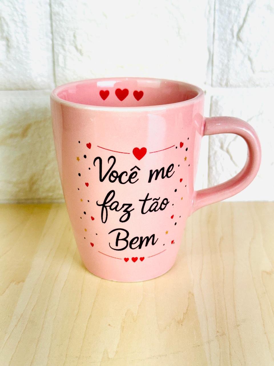 Caneca Sublime Rosa Você Me Faz Tão Bem