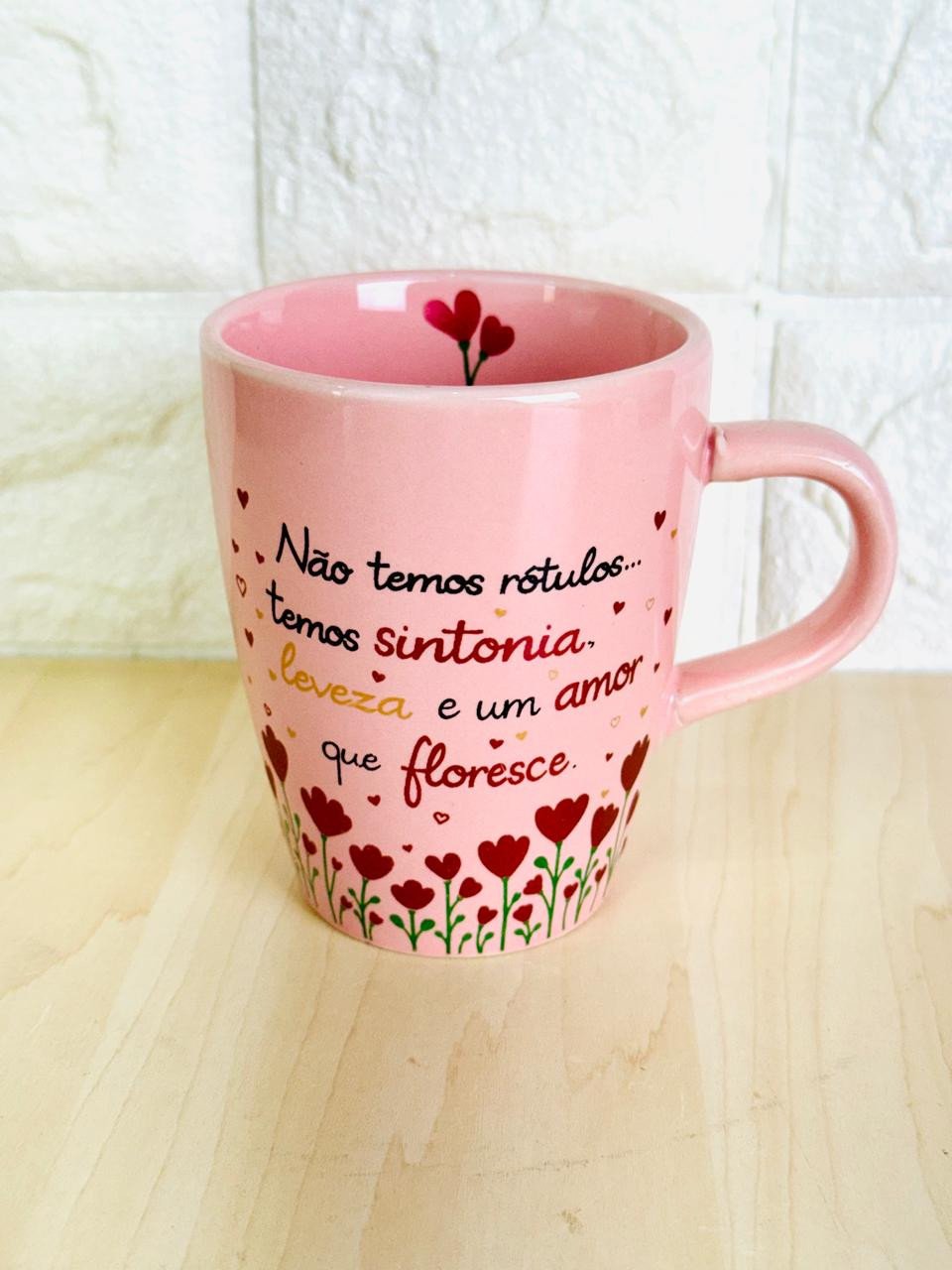 Caneca Sublime Rosa Jardim do Amor