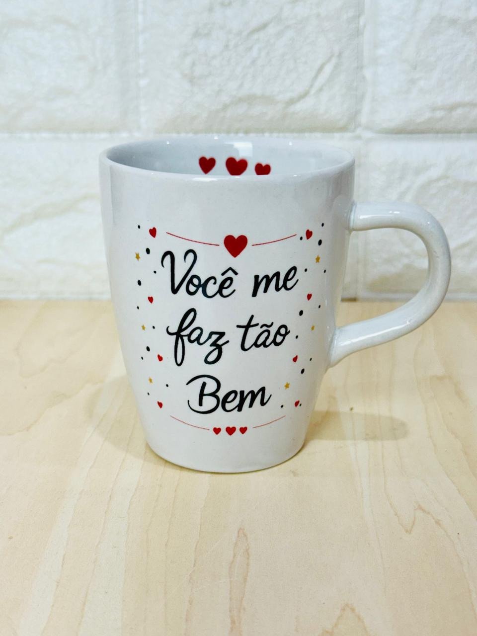 Caneca Sublime Branca Você Me Faz Tão Bem