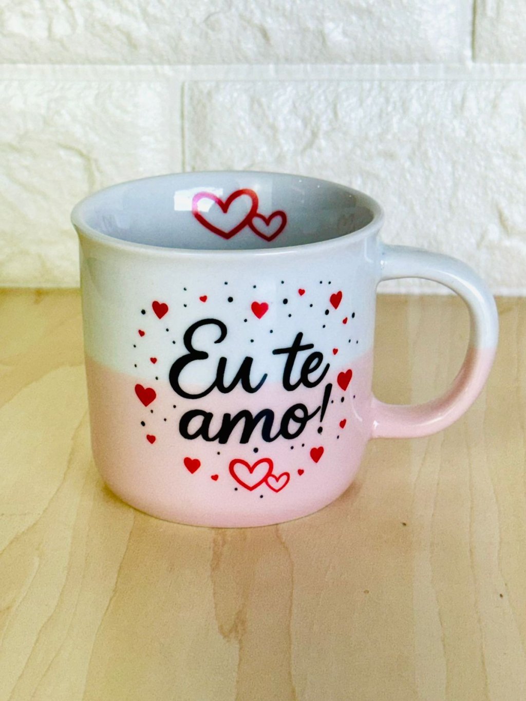Caneca Ágatha Bicolor Eu Te Amo