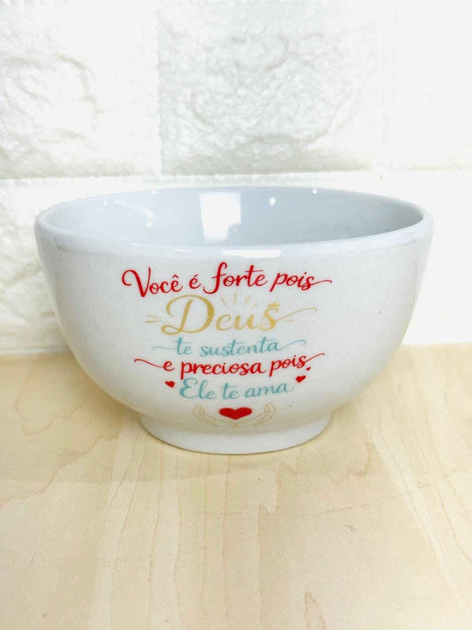 Bowl Branco Mão de Deus