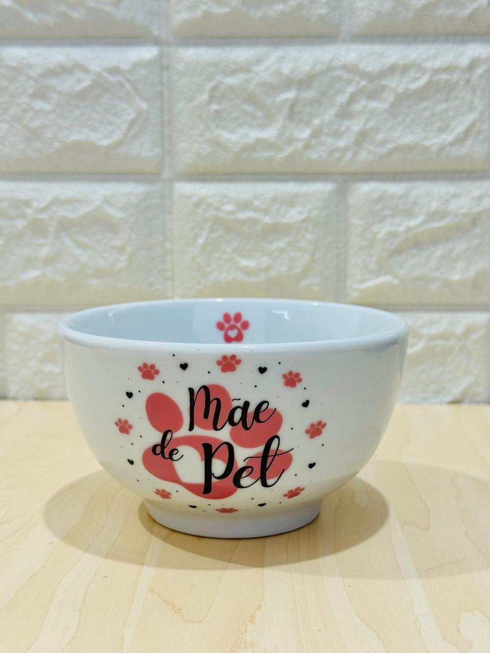 Bowl Branco Mãe de Pet