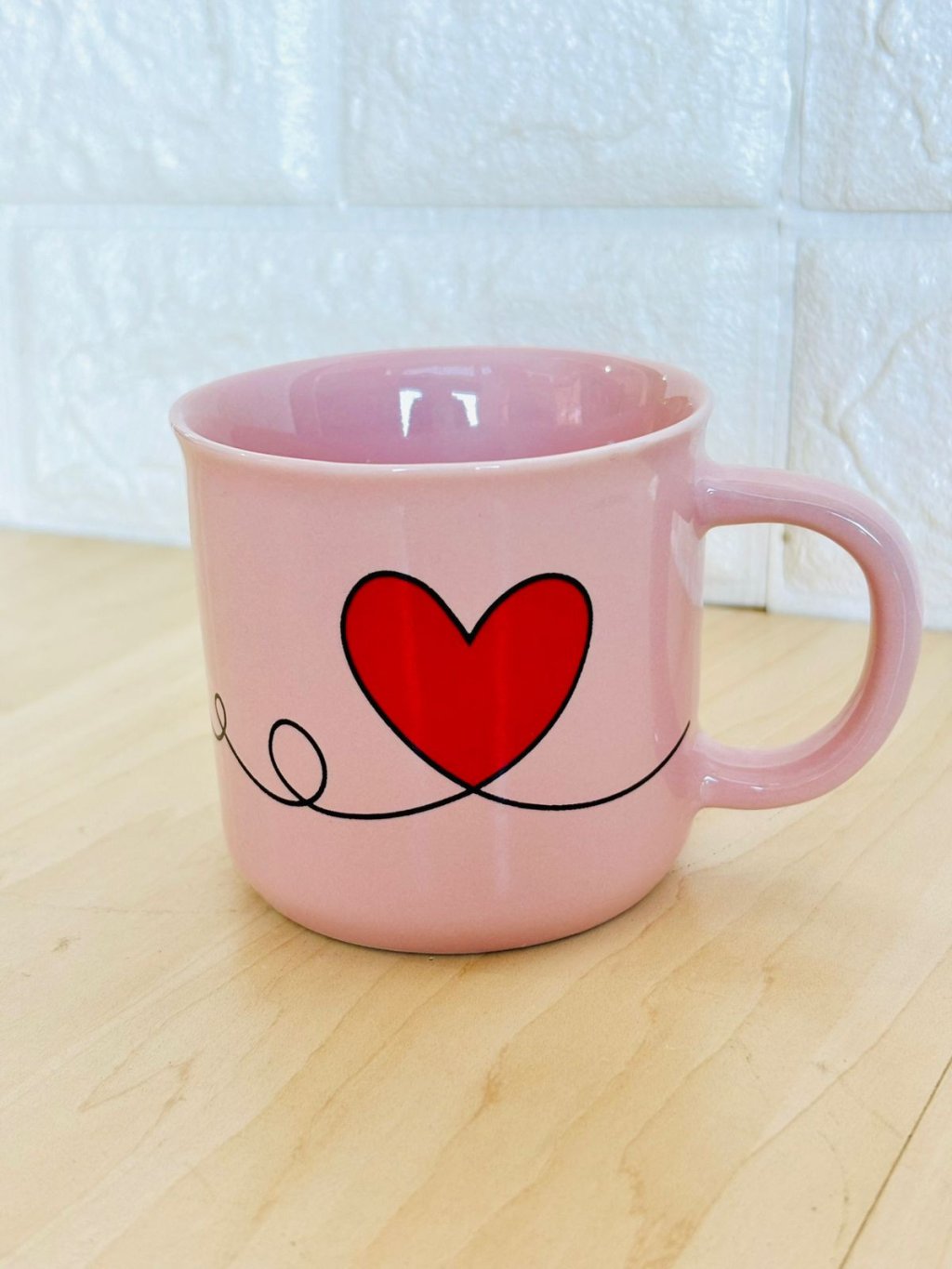 Caneca Ágatha Rosa Coração Vermelho