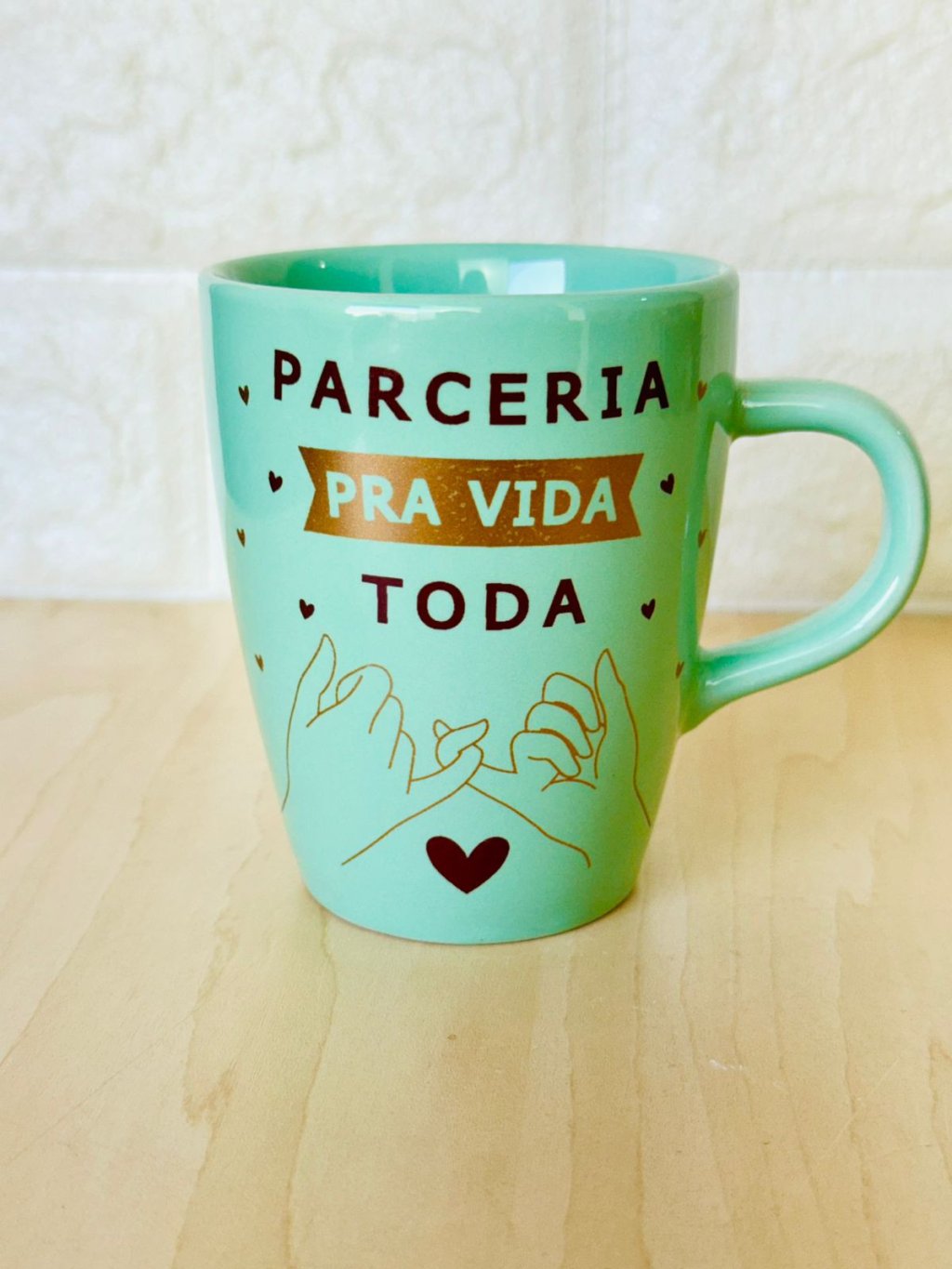 Caneca Sublime Verde Amizade Verdadeira