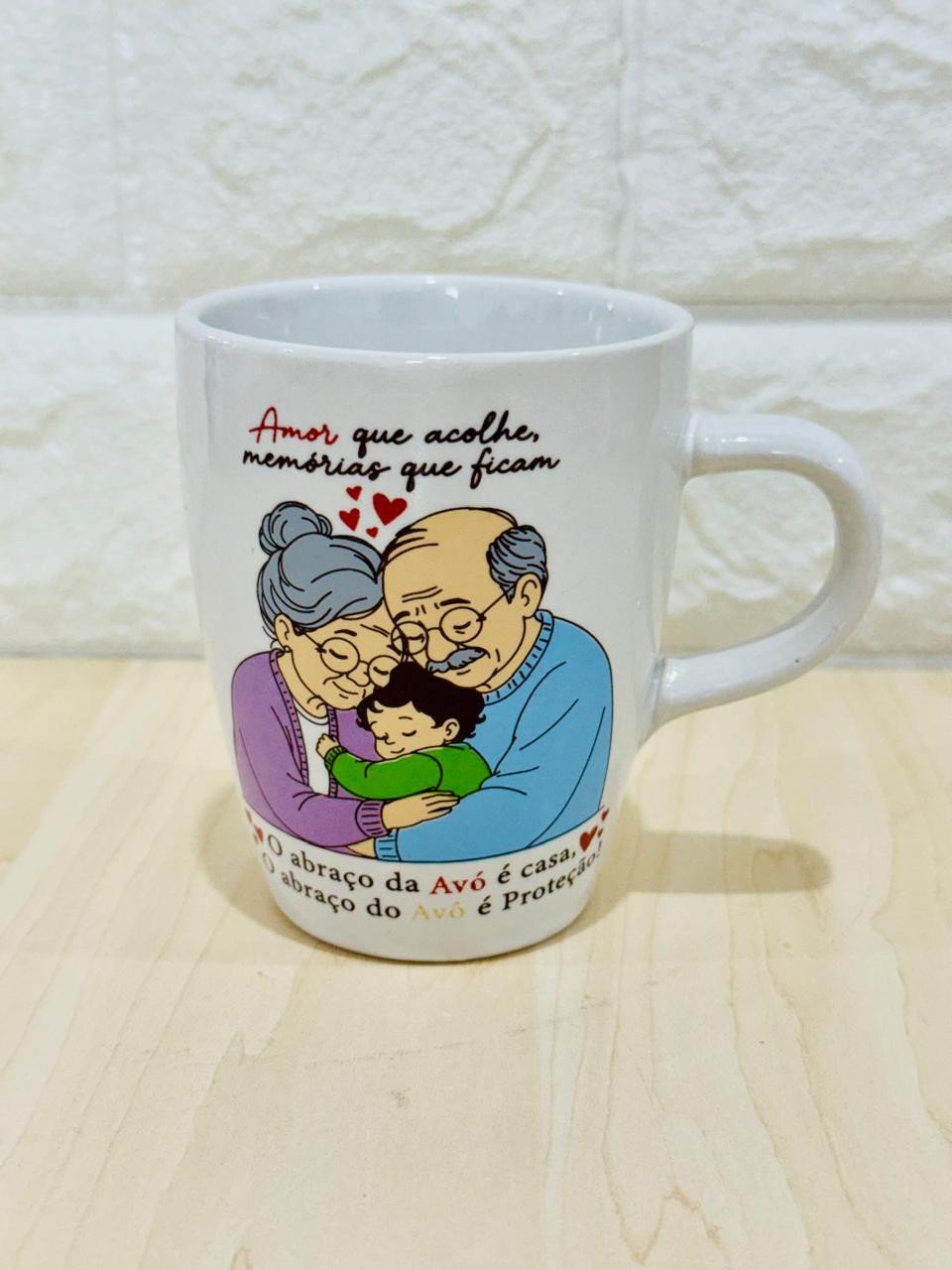 Caneca Sublime Branca Avós Amor que Acolhe