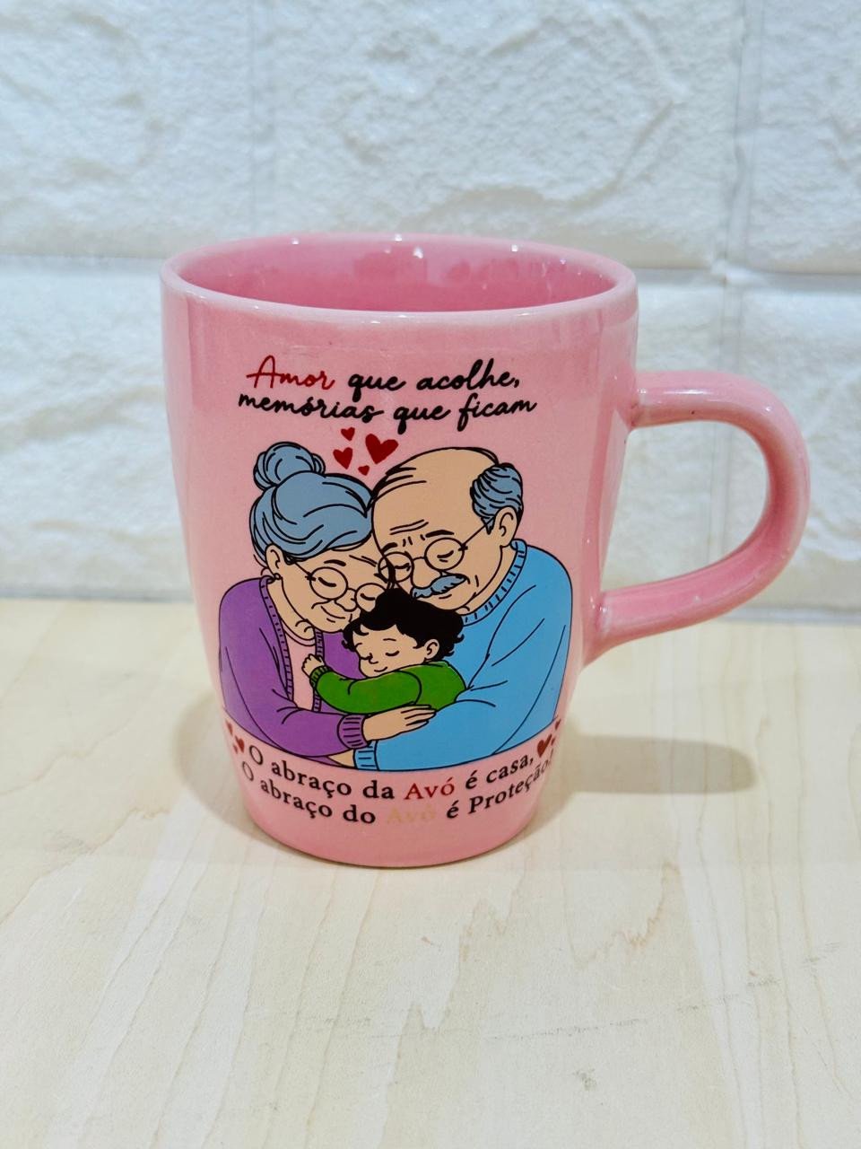 Caneca Sublime Rosa Avós Amor que Acolhe