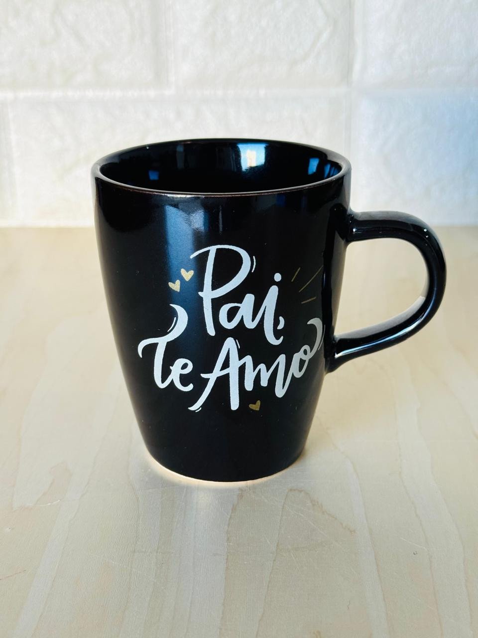 Caneca Sublime Preta Pai te Amo