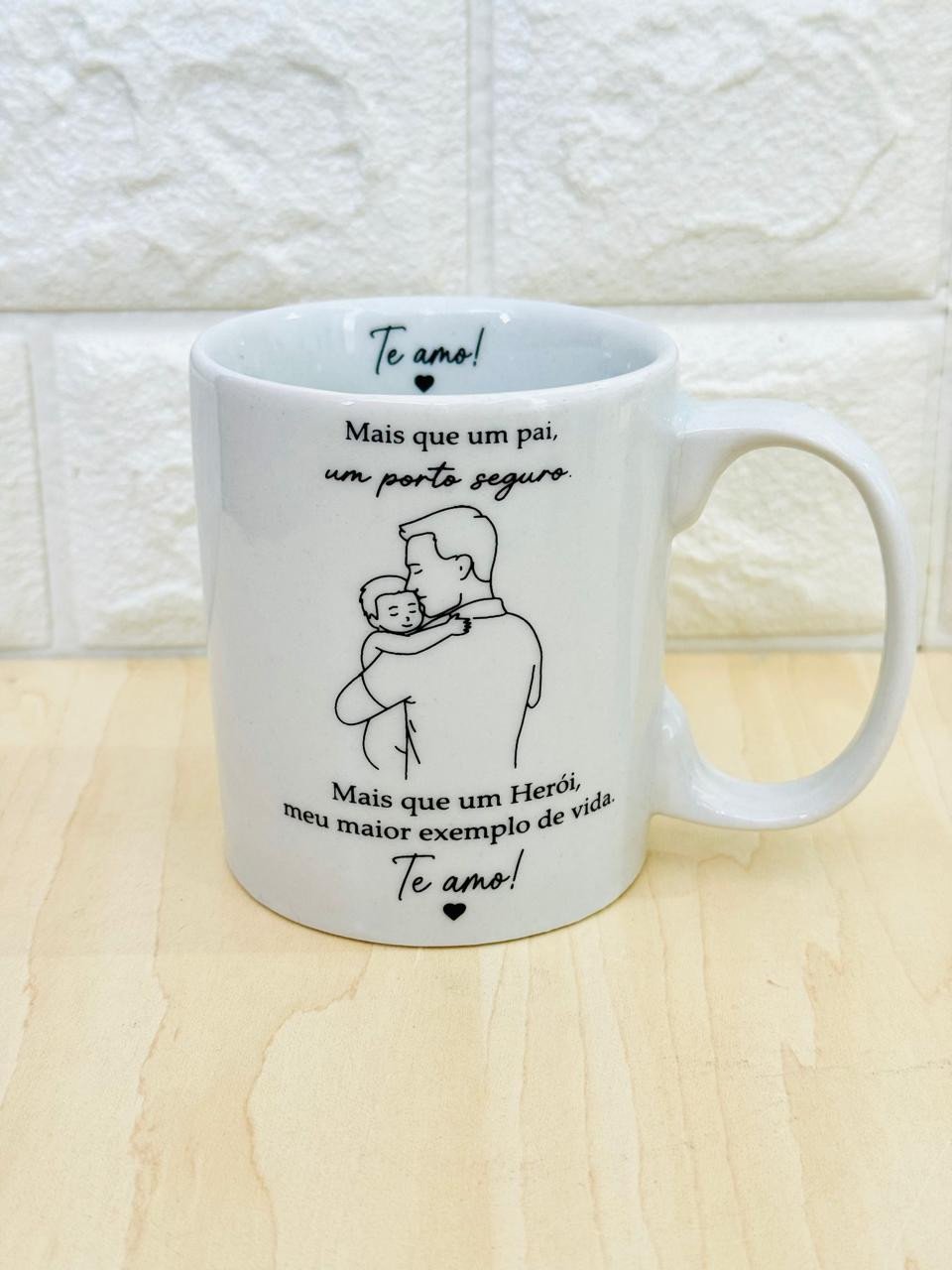 Caneca Aurora Branca Pai Porto Seguro
