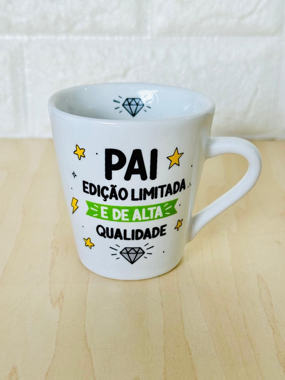 Xícara Branca Pai Edição Limitada