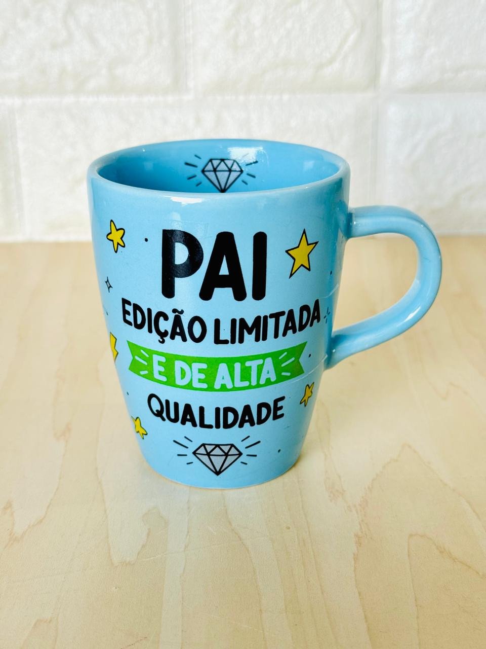 Caneca Sublime Azul Pai Edição Limitada