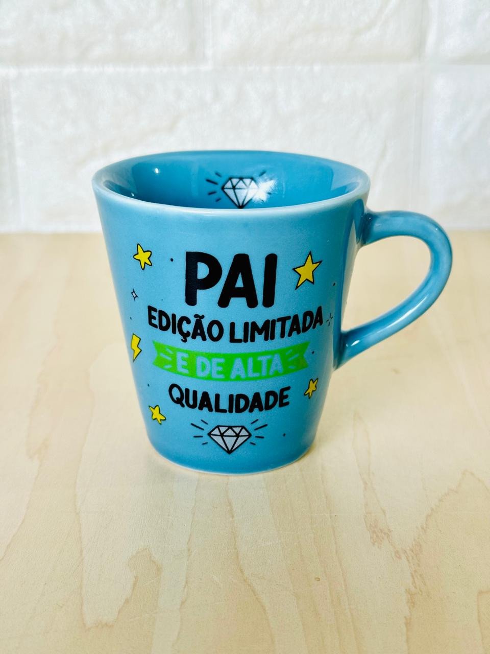 Xícara Azul Pai Edição Limitada