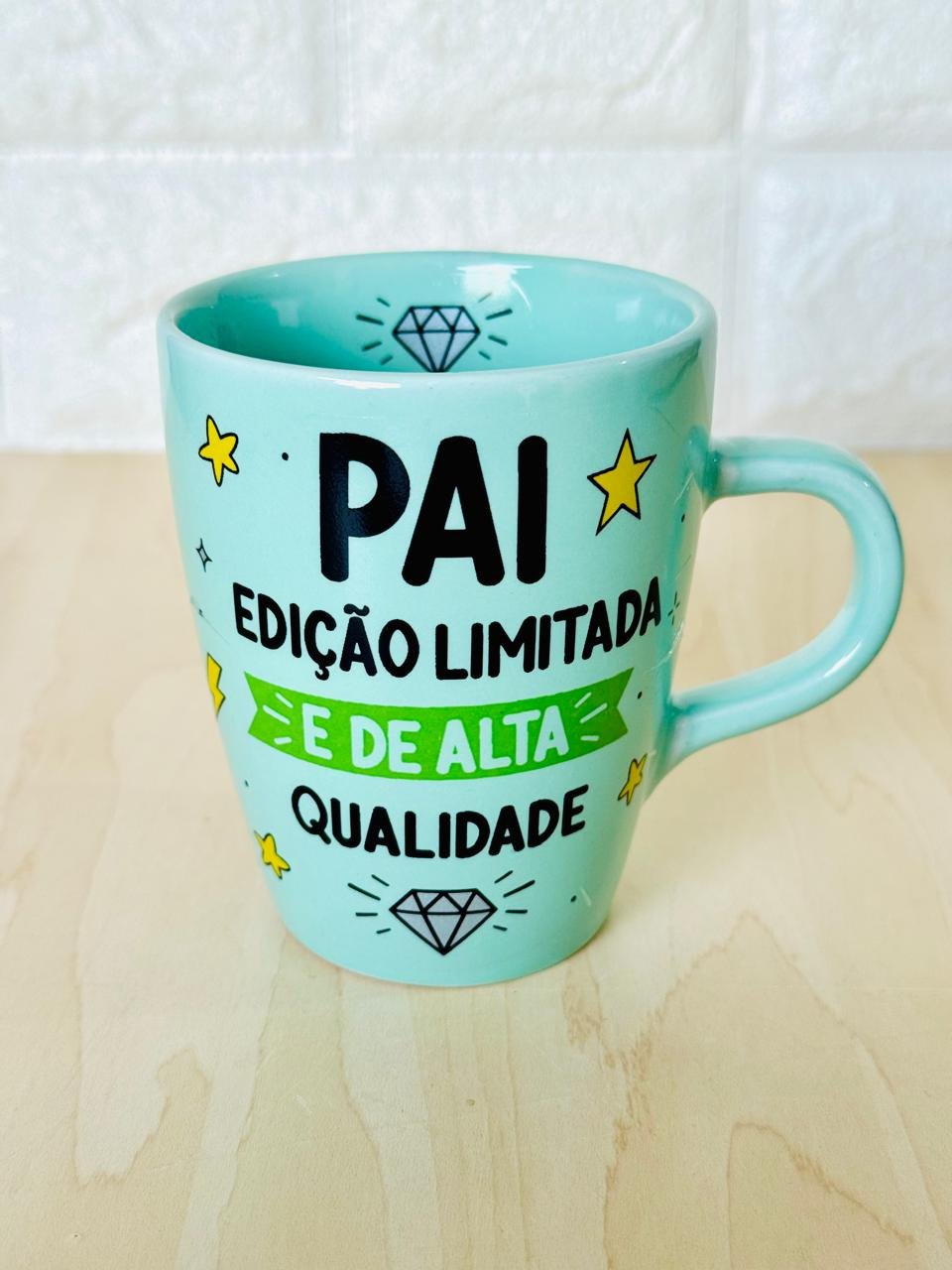 Caneca Sublime Verde Pai Edição Limitada