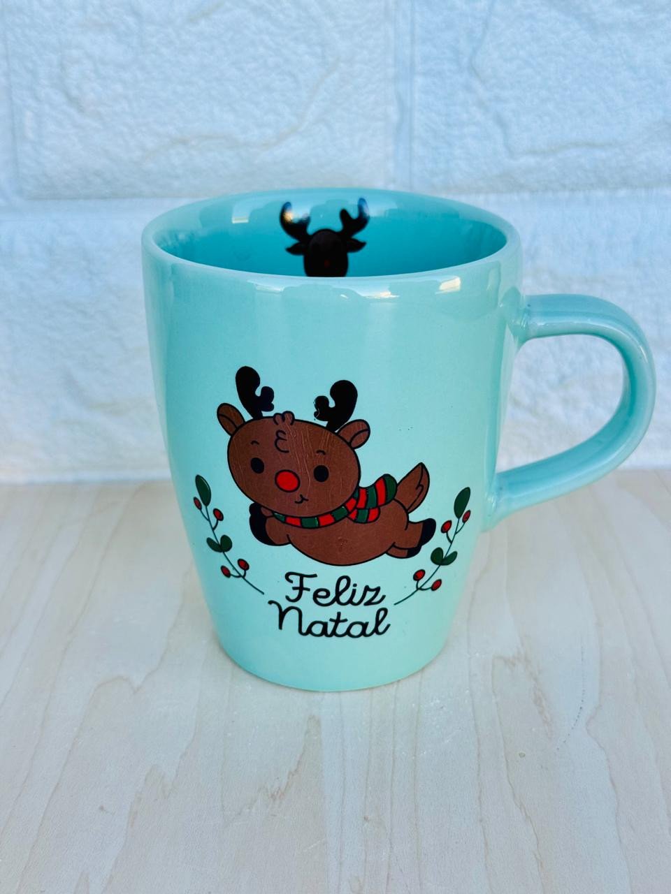 Caneca Sublime Verde Natal Rena