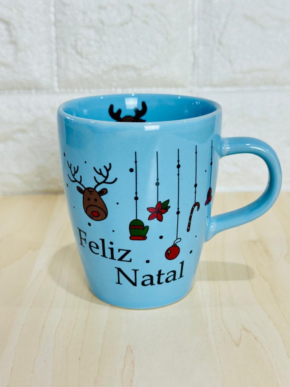 Caneca Sublime Azul Natal Sino
