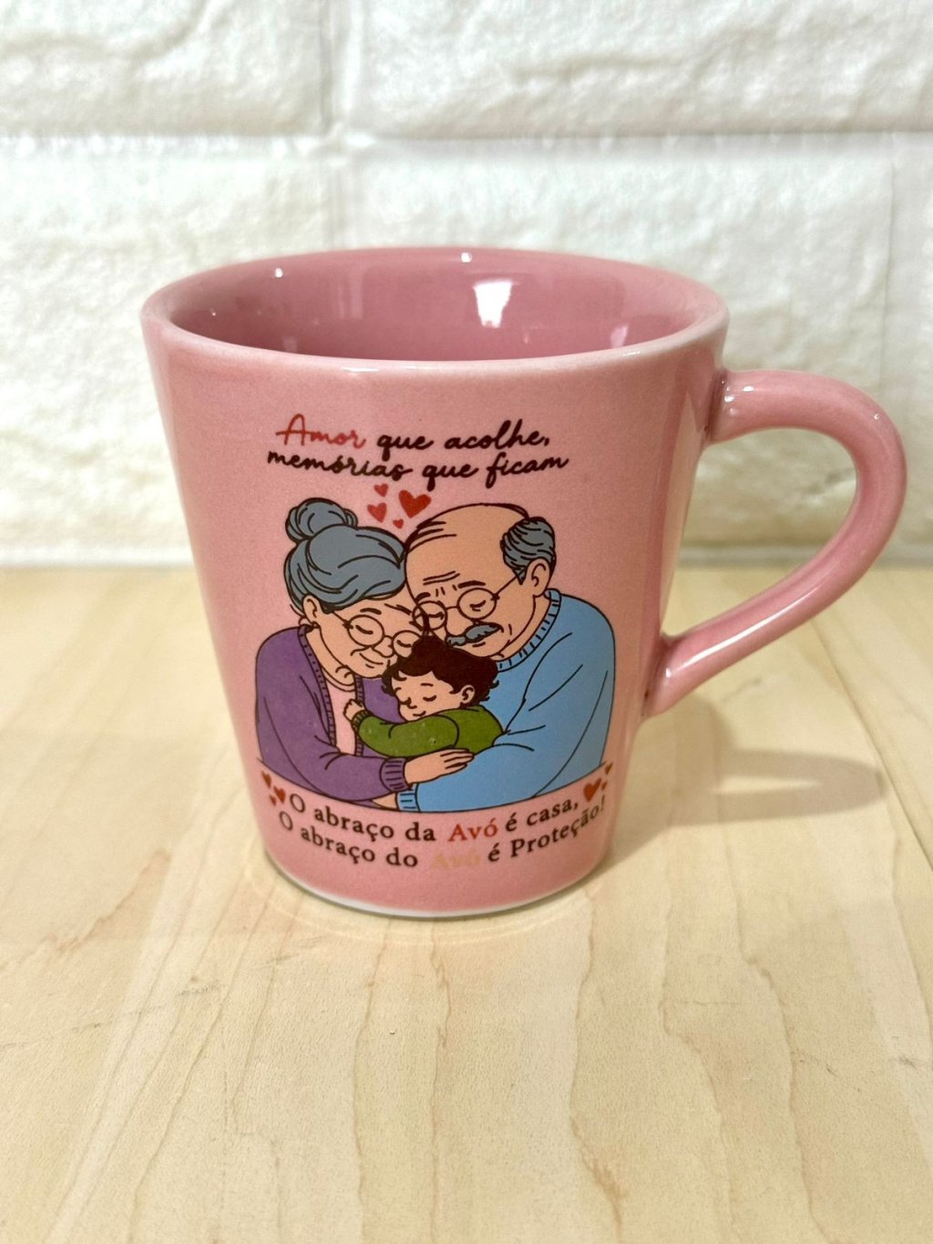 Xícara Rosa Avós Amor que Acolhe