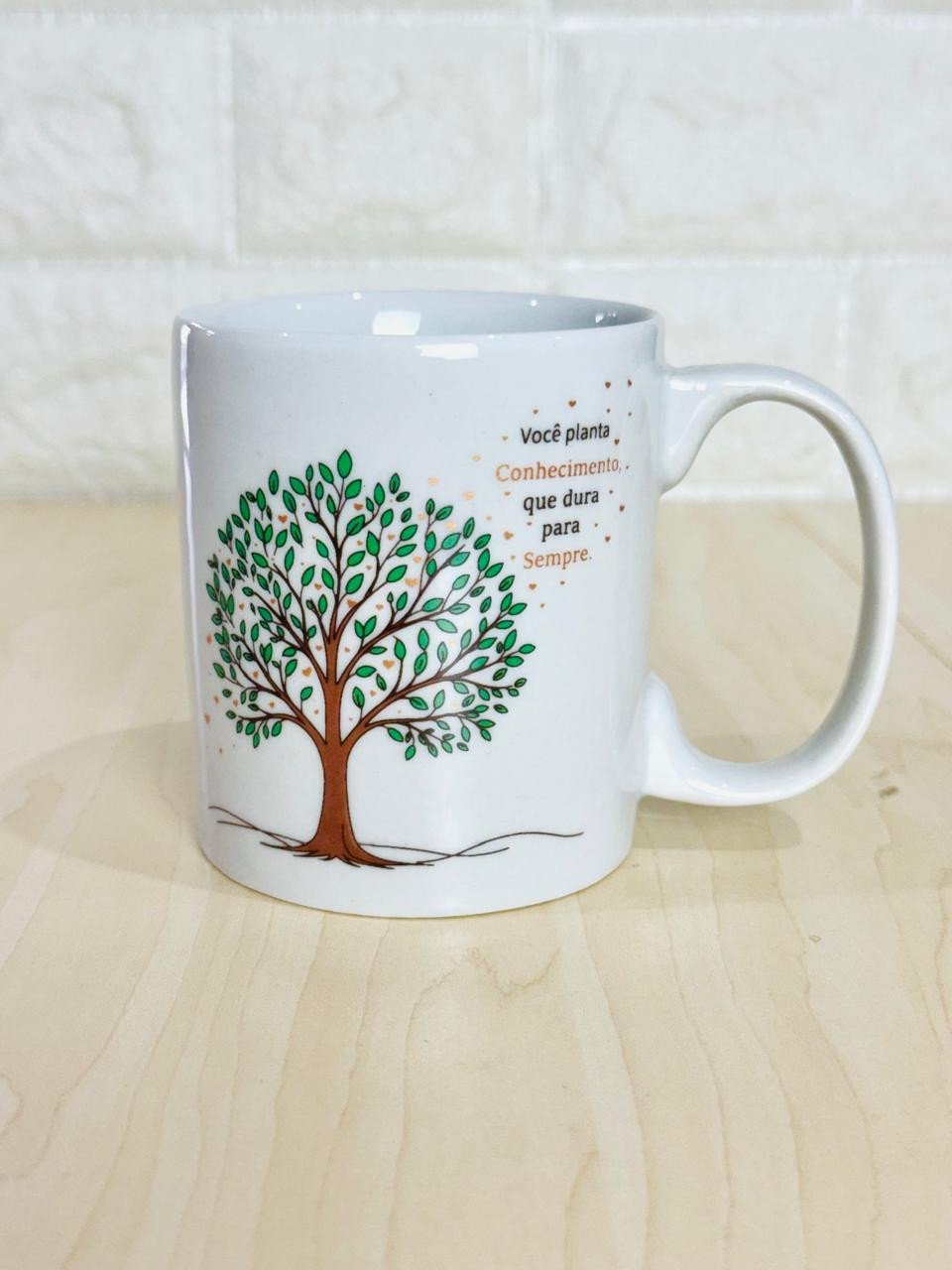 Caneca Aurora Branca Professor Gratidão