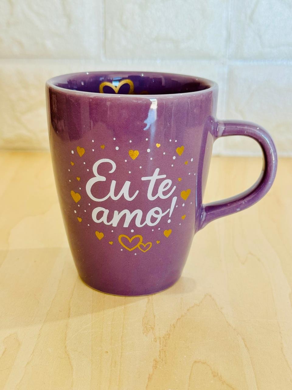 Caneca Sublime Roxa Eu Te Amo 