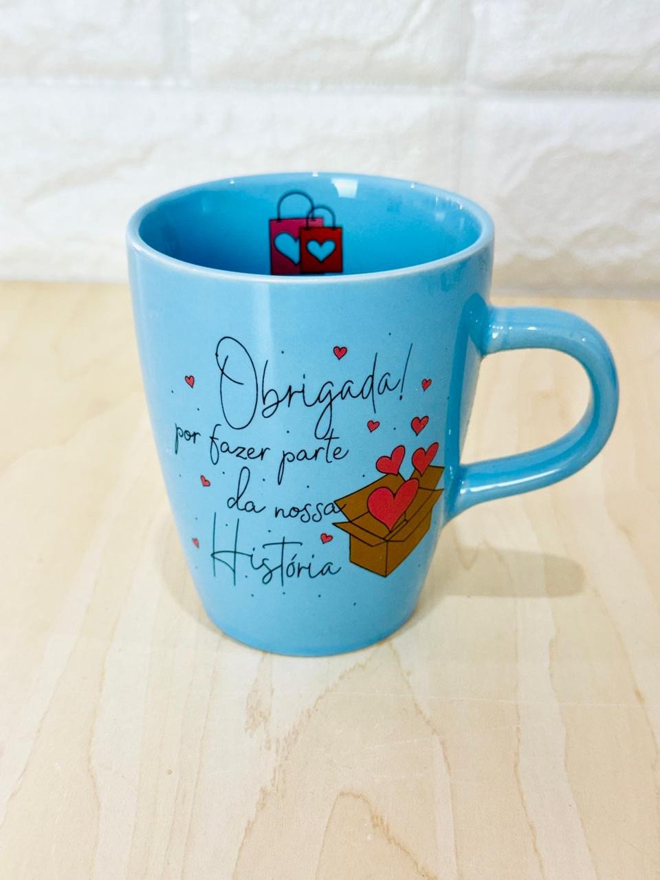 Caneca Sublime Azul Dia do Cliente