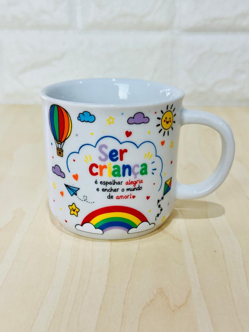 Caneca Ágatha Branca Ser Criança