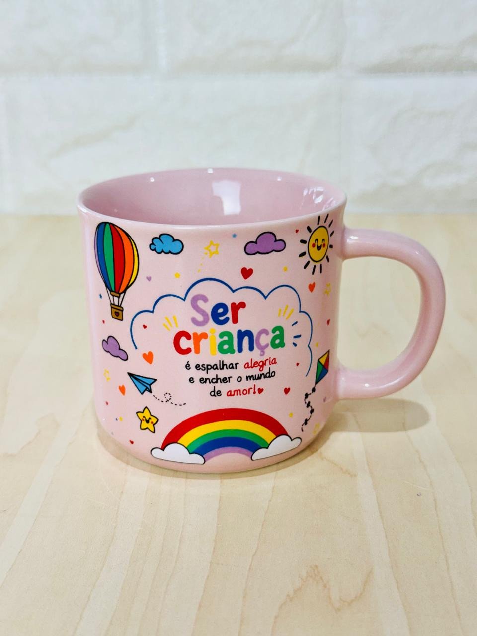 Caneca Ágatha Rosa Ser Criança