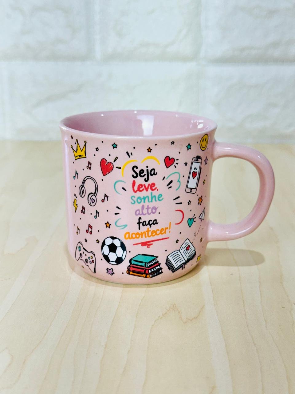 Caneca Ágatha Rosa Sonhe Alto