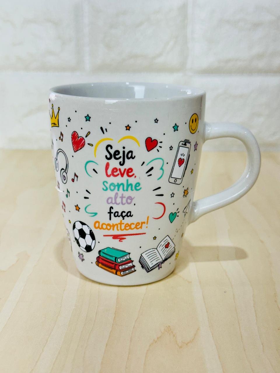  Caneca Sublime Branca Sonhe Alto