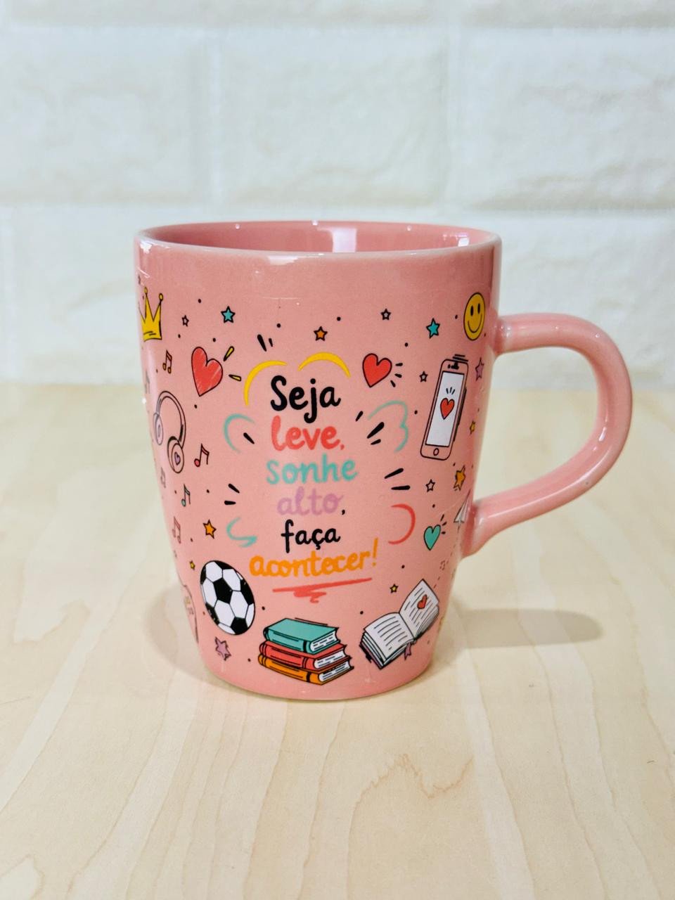   Caneca Sublime Rosa Sonhe Alto