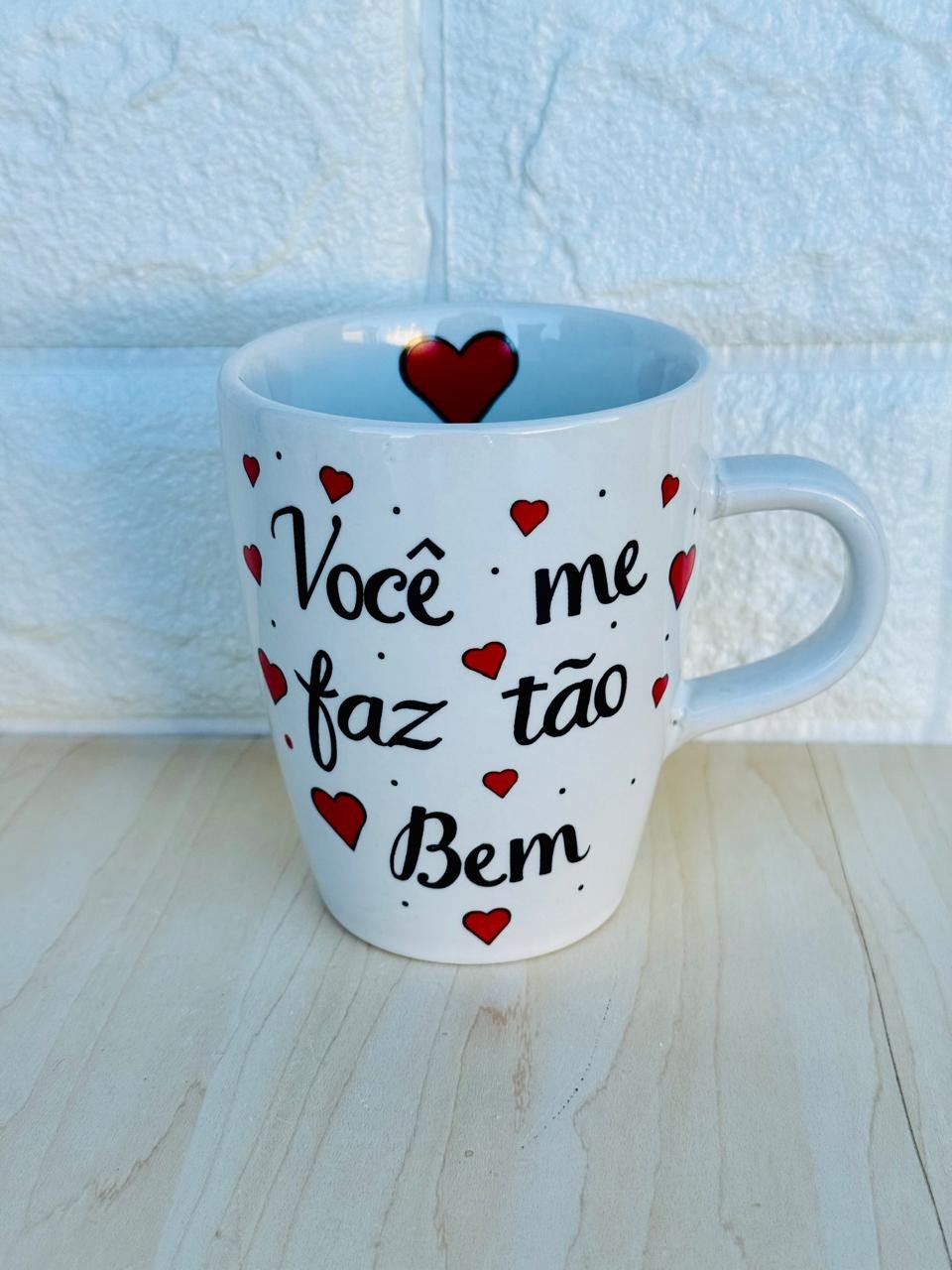 Caneca Sublime Branca Você Me Faz Tão Bem*