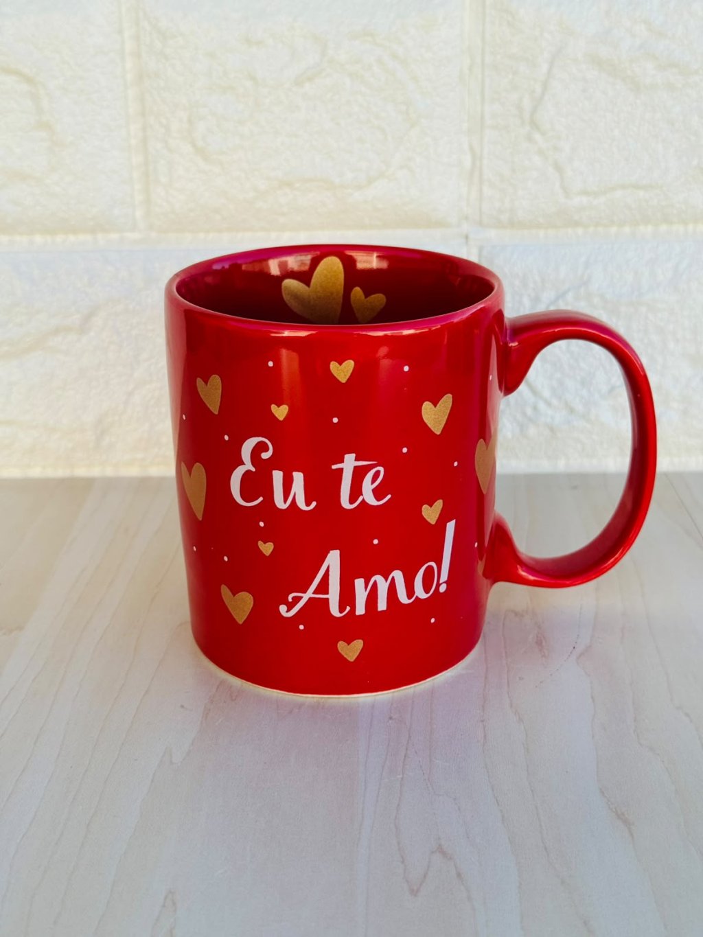 Caneca Aurora Vermelha Eu Te Amo*