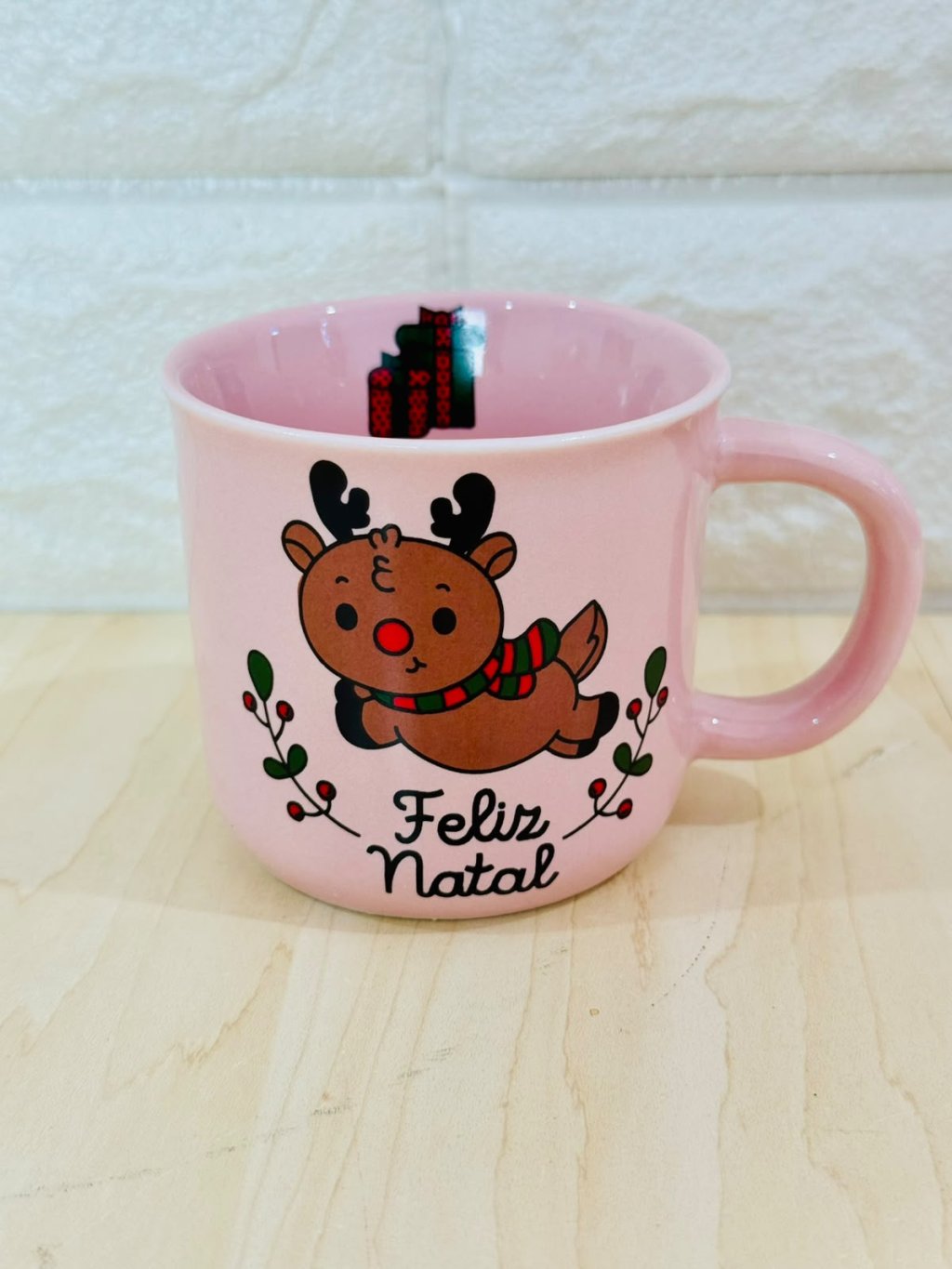 Caneca Ágatha Rosa Natal Rena