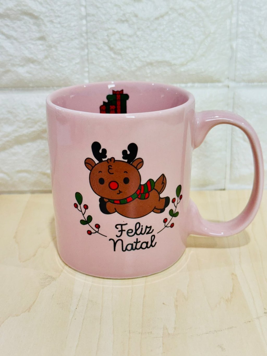 Caneca Aurora Rosa Natal Rena