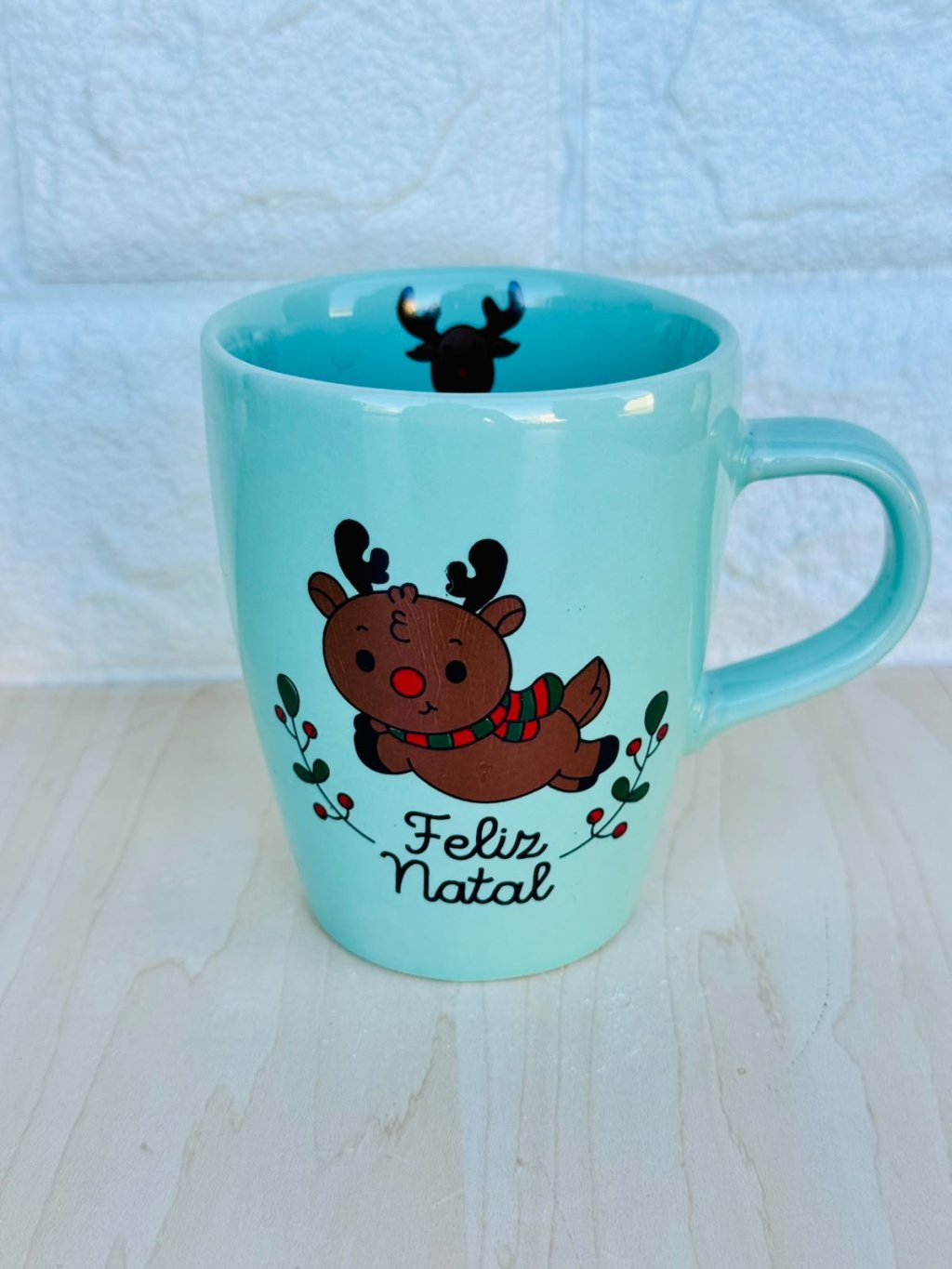 Caneca Sublime Verde Natal Rena