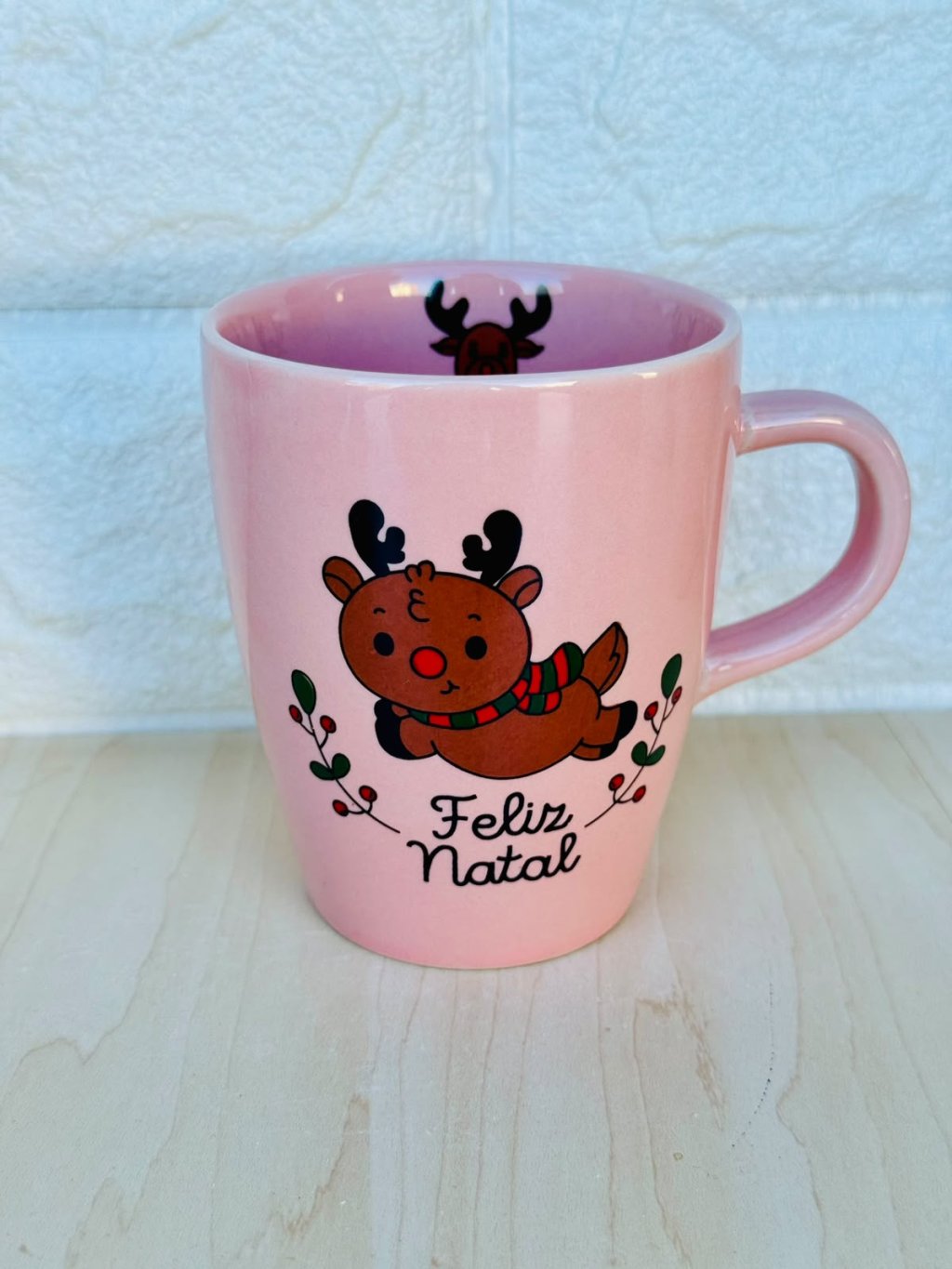 Caneca Sublime Rosa Natal Rena