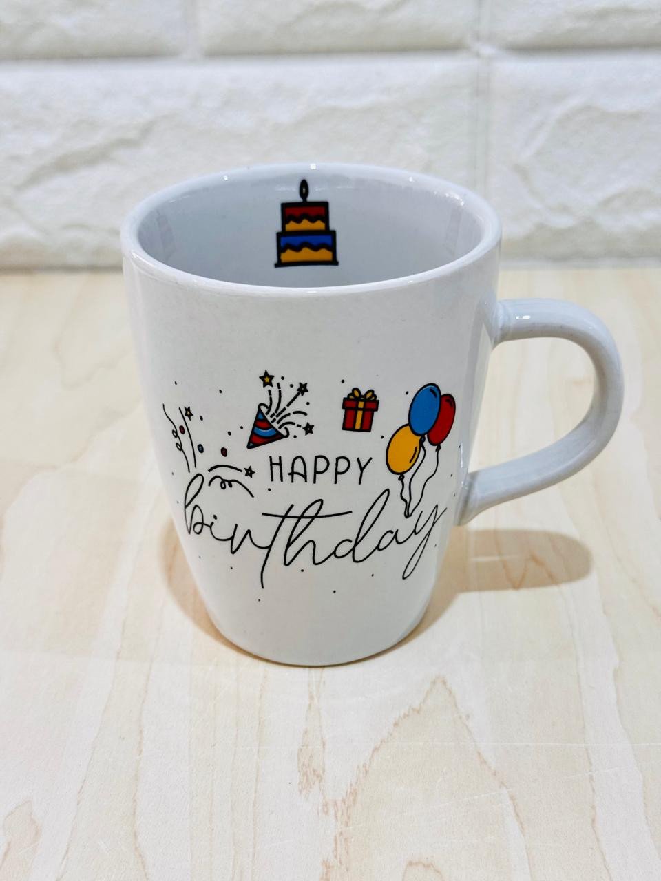 Caneca Sublime Branca Happy Birthday