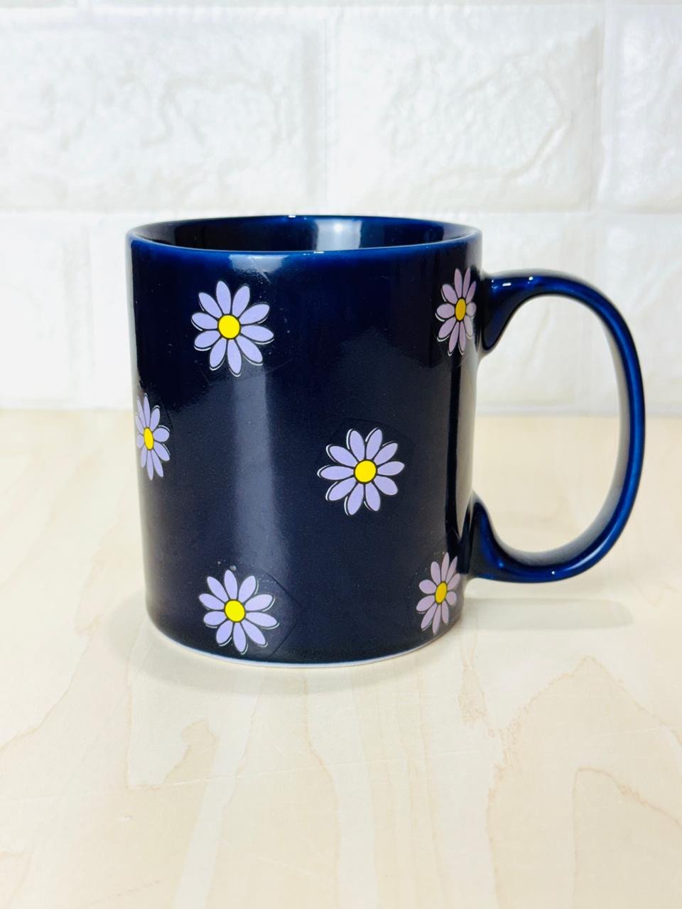 Caneca Aurora Azul Só Margaridas Lilás