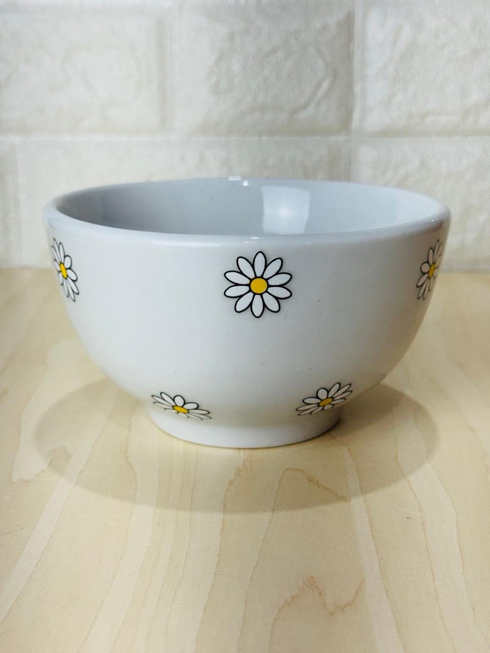 Bowl Branco Só Margaridas Branca