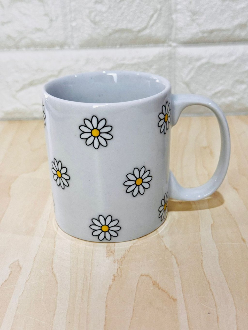 Caneca Aurora Branca Só Margaridas Branca