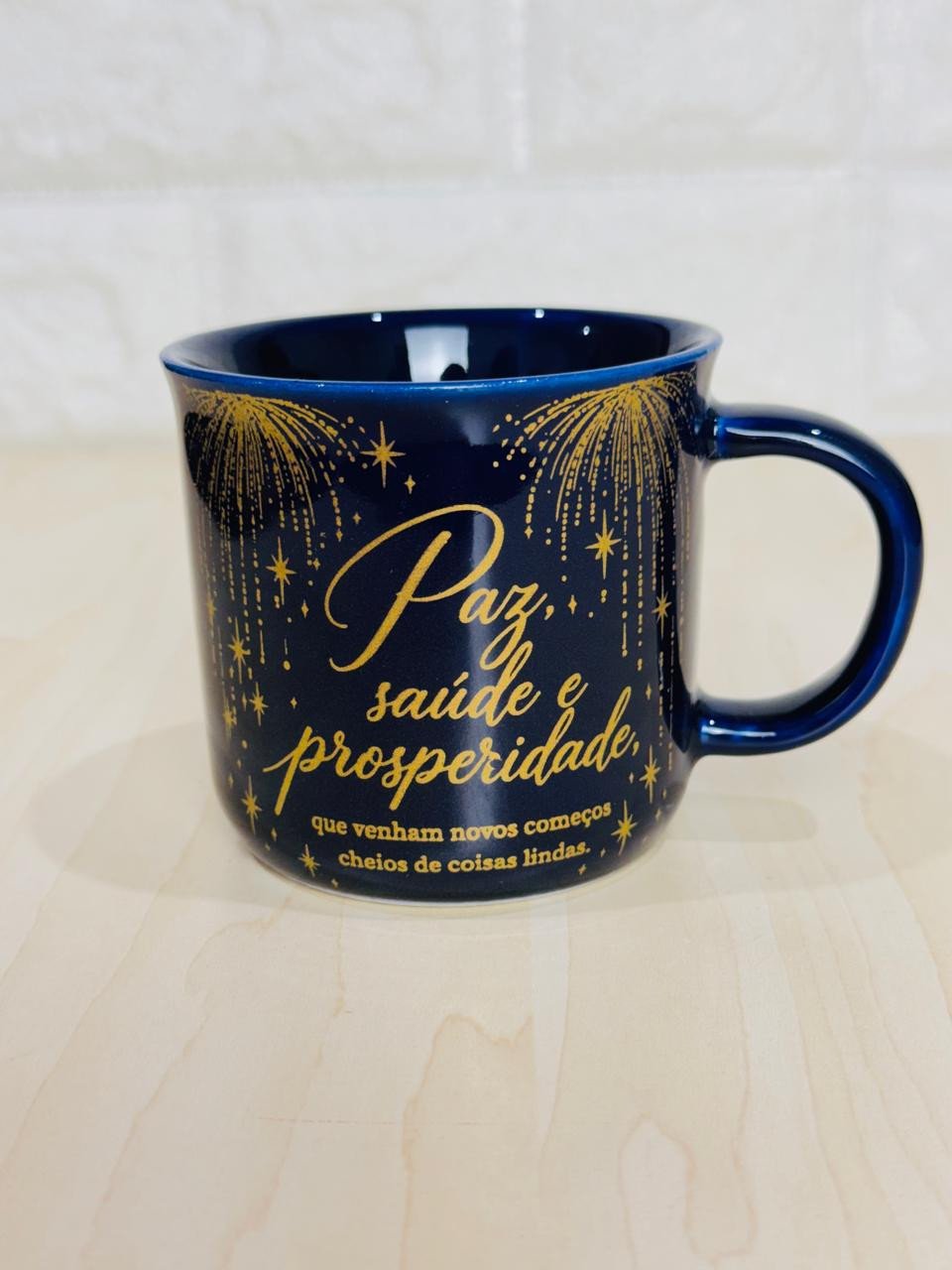 Caneca Ágatha Azul Ano Novo