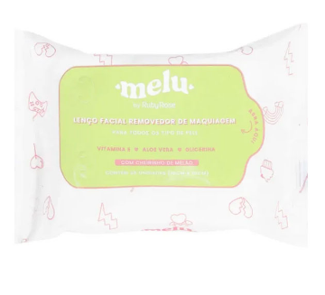 HB-207 - LENCO DEMAQUILANTE MELU RUBY ROSE BX/ 12UN
