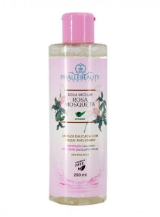 PH0502 - ÁGUA MICELAR ROSA MOSQUETA PHALLEBEAUTY 200ML